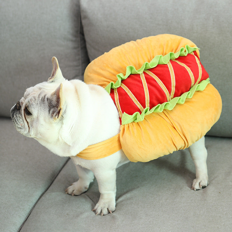 Dog hot dog clothes