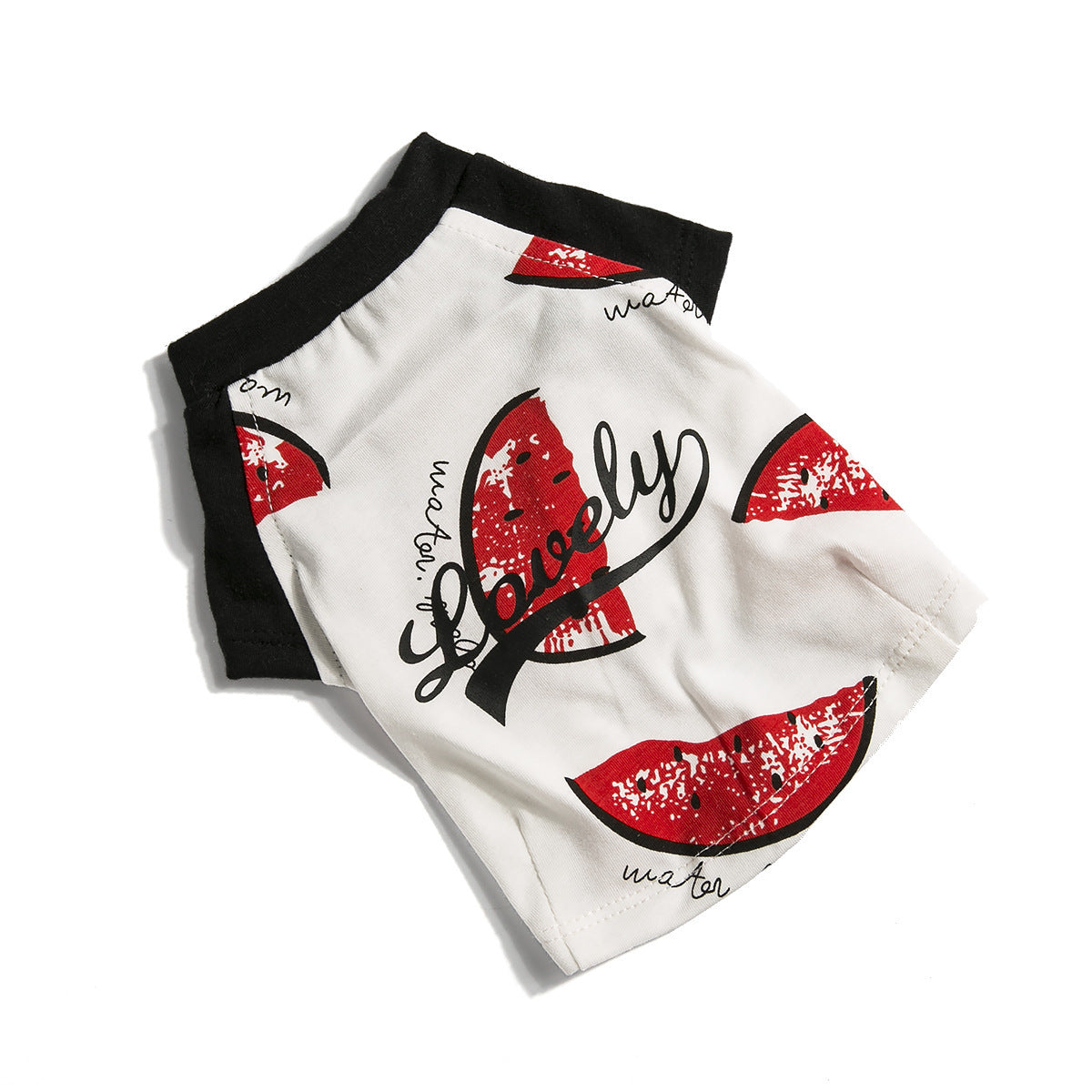 Dog T-shirt Cotton Clothes Watermelon