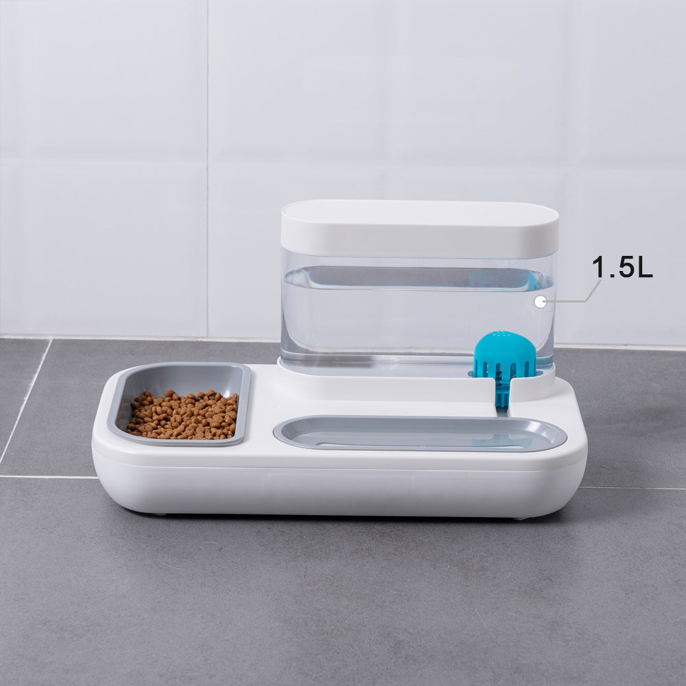 4 Style Pet Cat Bowl Dog Feeder Bowls Kitten Automatic Drinking Fountain 1.5L Capacity