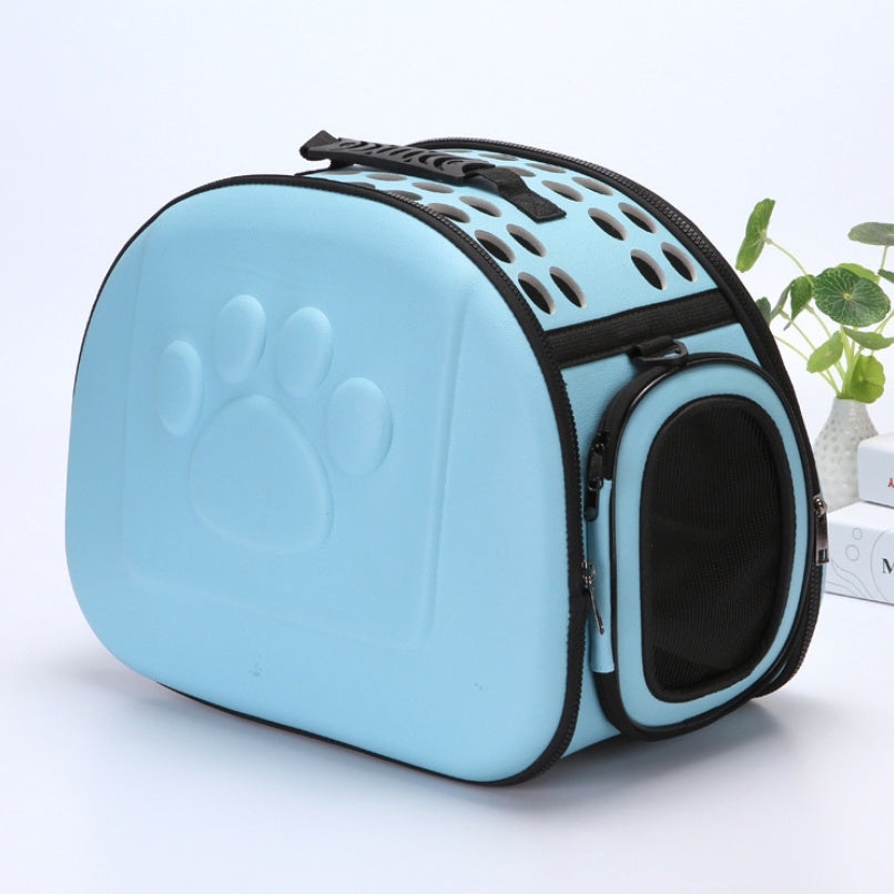 medium pet outing bag small dog breathable fashion portable folding out travel bag