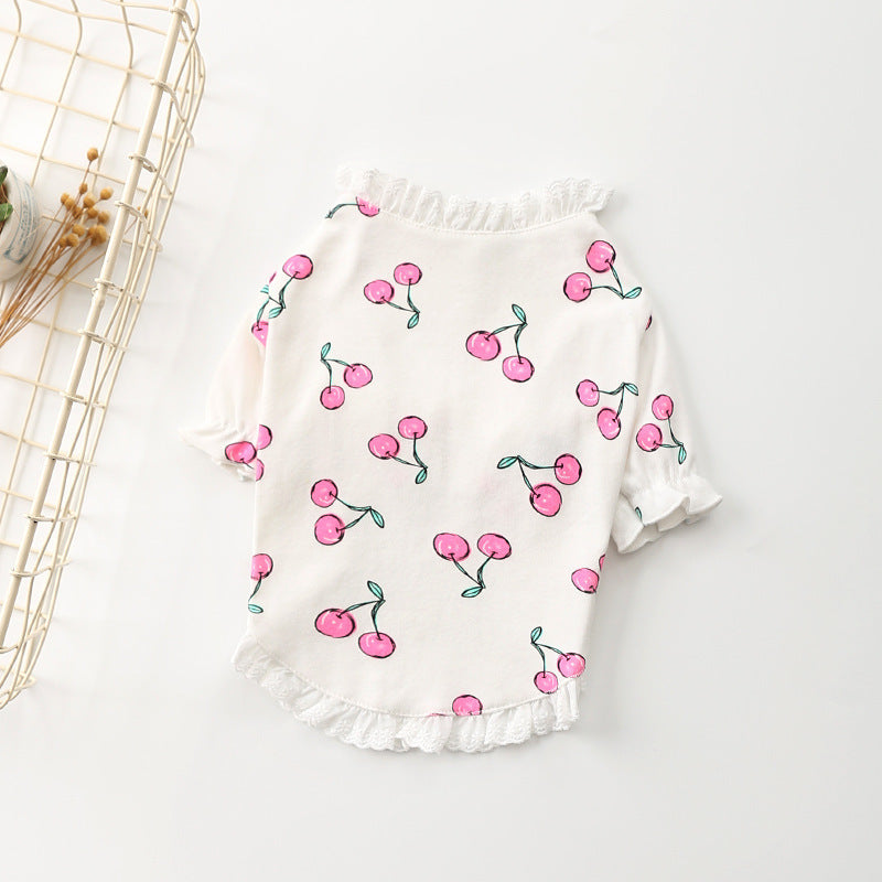 Dog clothes cotton stretch T-shirt