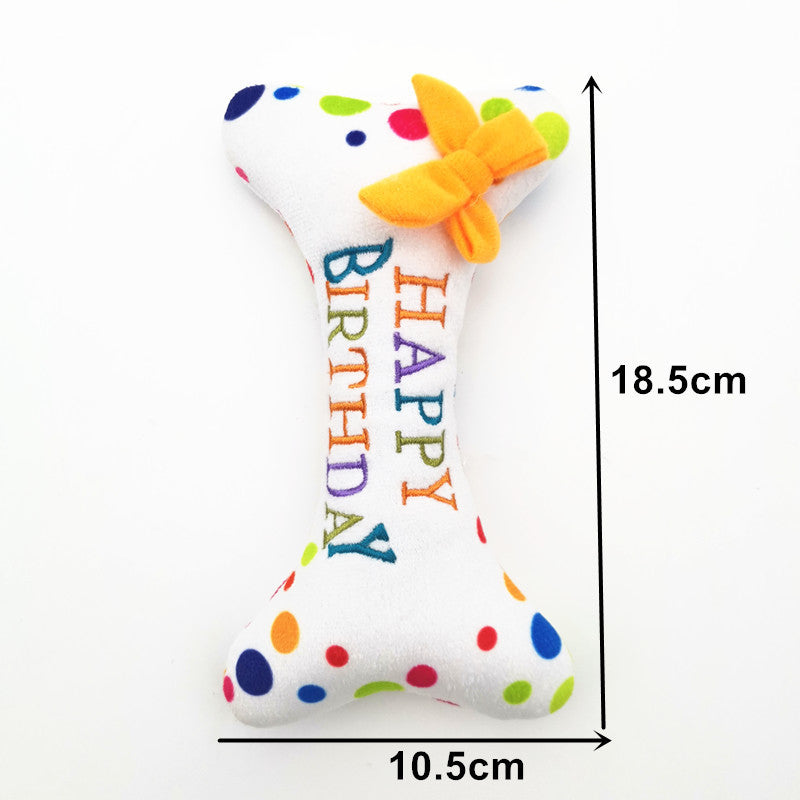 Dog Birthday Cake Toy
