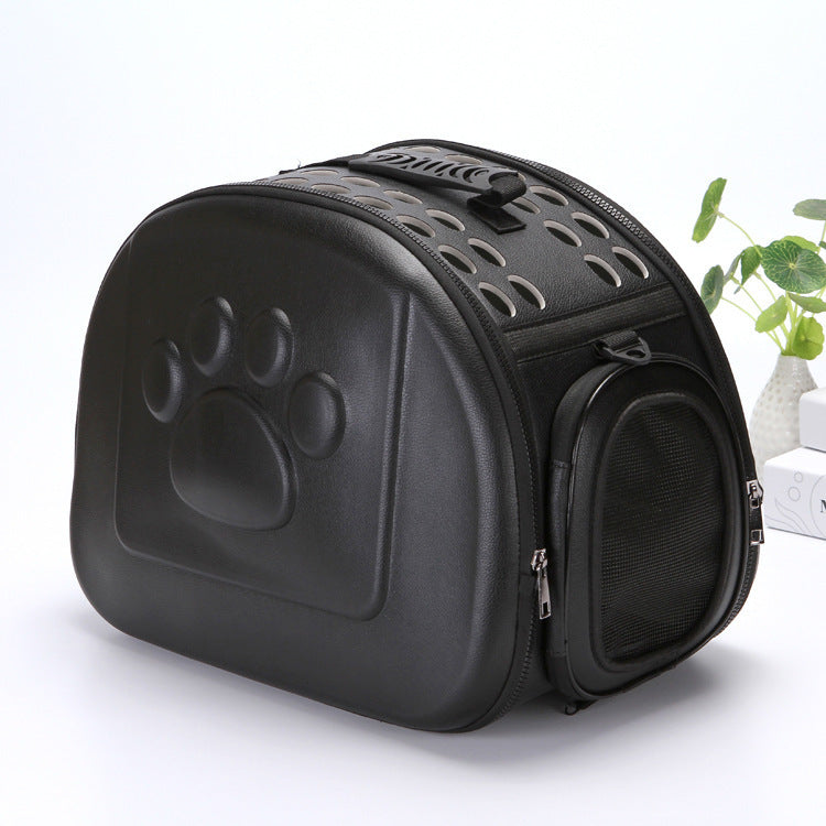medium pet outing bag small dog breathable fashion portable folding out travel bag