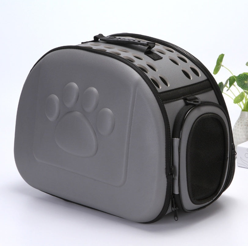 medium pet outing bag small dog breathable fashion portable folding out travel bag