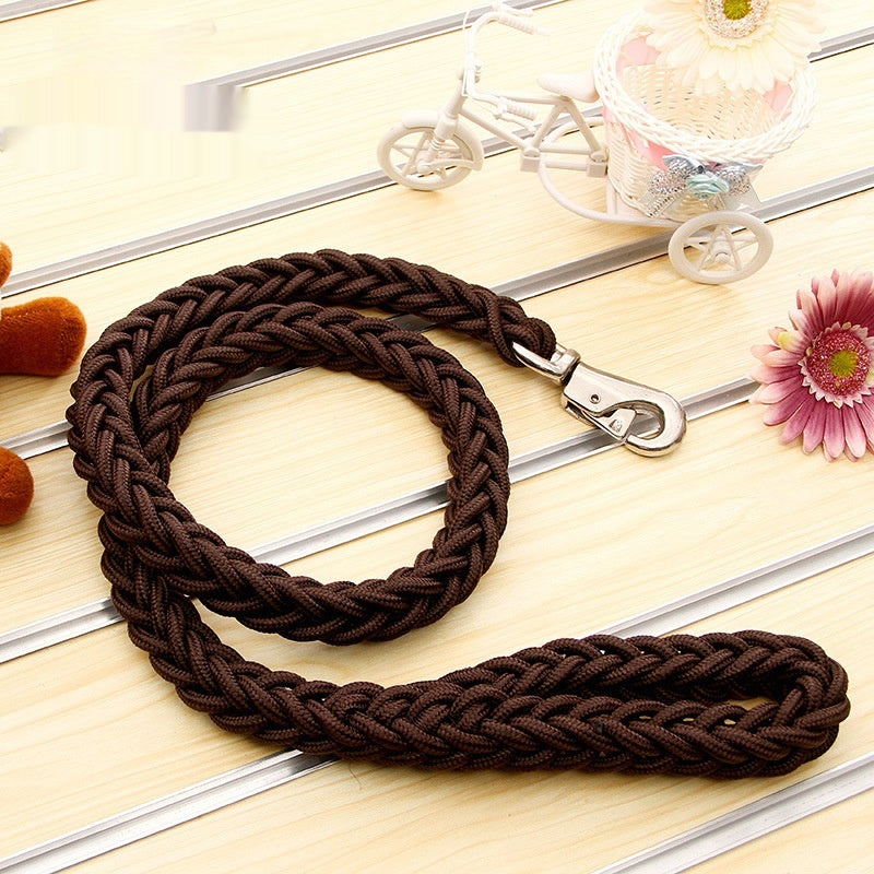 Pet leash with large dog rope