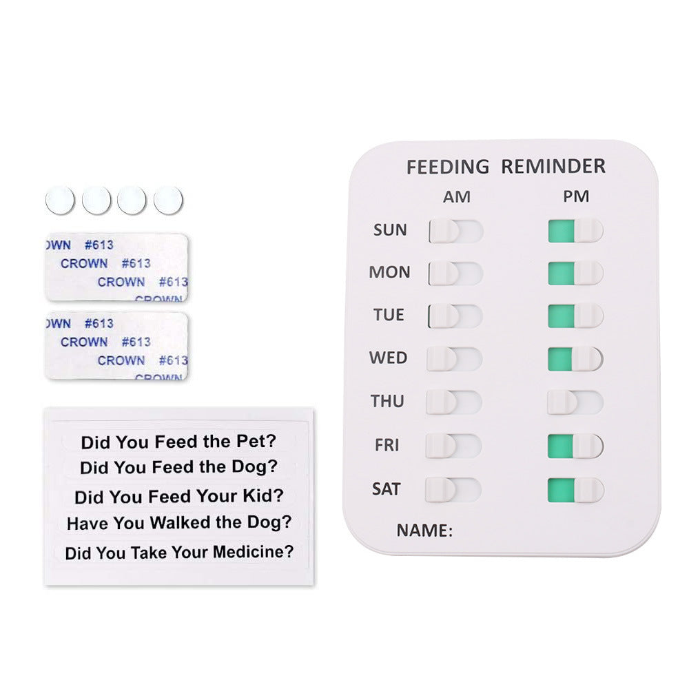 Dog Feeding Record Board