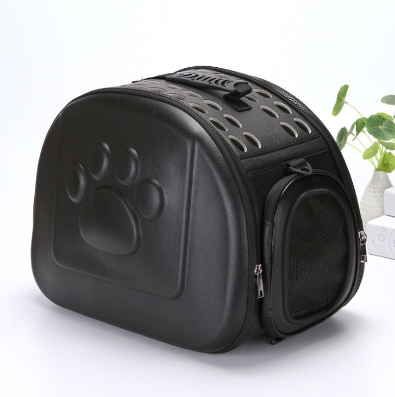 medium pet outing bag small dog breathable fashion portable folding out travel bag