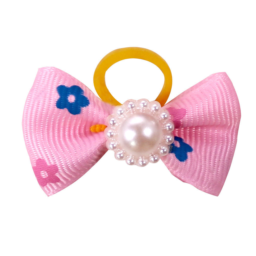 Dog Bow Rubber Band