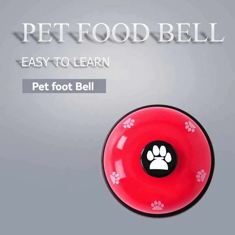 Pet Bell Dog Trainer Cat Dog Trainer Toy Dog Trainer Footprints Pet Bell