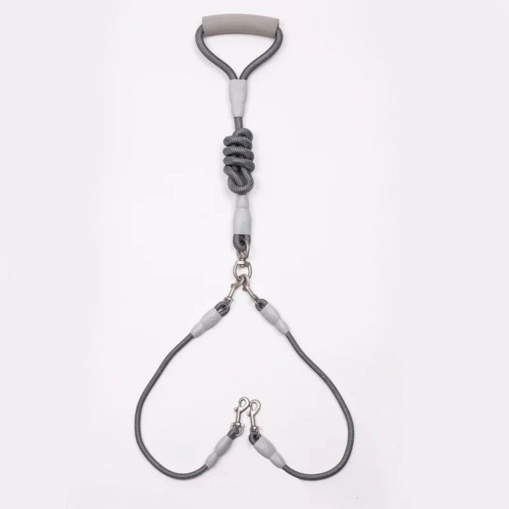 Double Dog Leash For 2 Dogs Nylon Rope Dual Leash For Small Medium Dogs With Soft Foam Handle Pet Leash Double Free