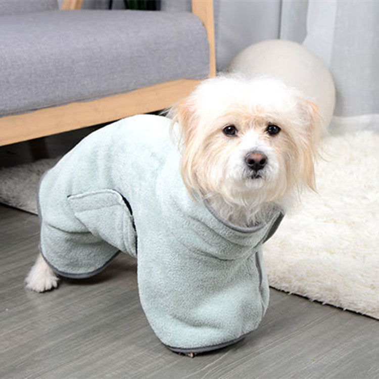 Quick drying Pet Absorbent Towel Dog Bathrobe Microfiber Absorbent