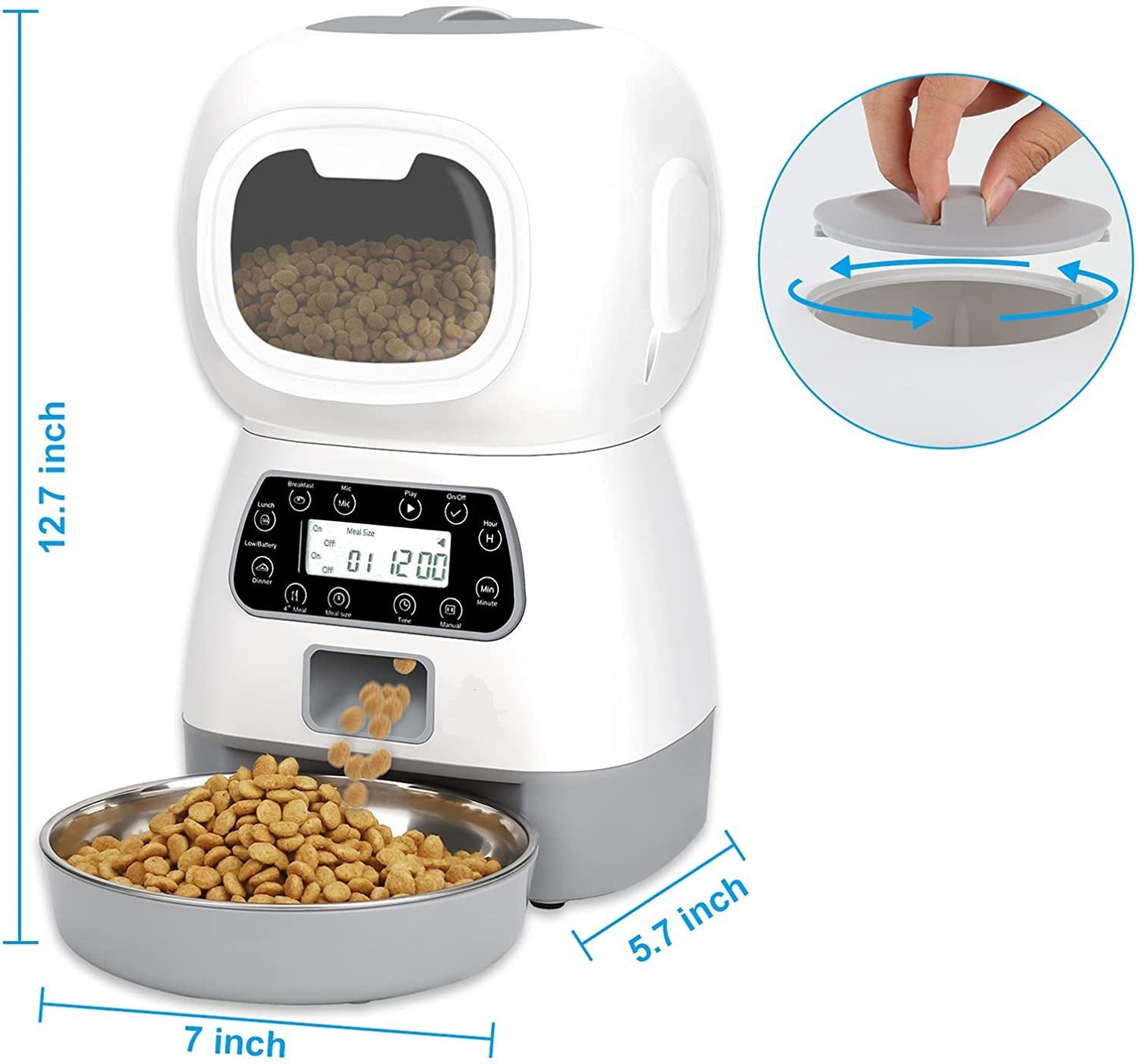 Dog Food Automatic Dispenser