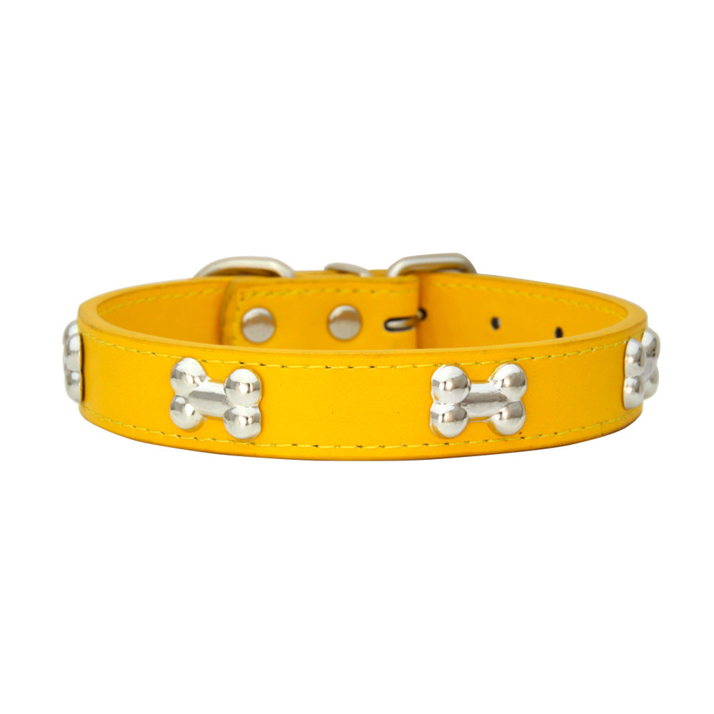 Dog Collar PU Leather
