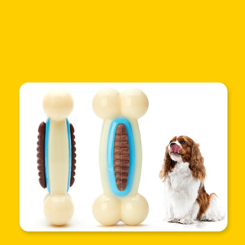 Pet Toy Nylon Card Bone Eater Eat Play Two-in-one Educational Toys
