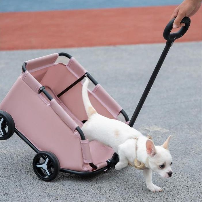 Pet Stroller Dog Trolley Storage Car