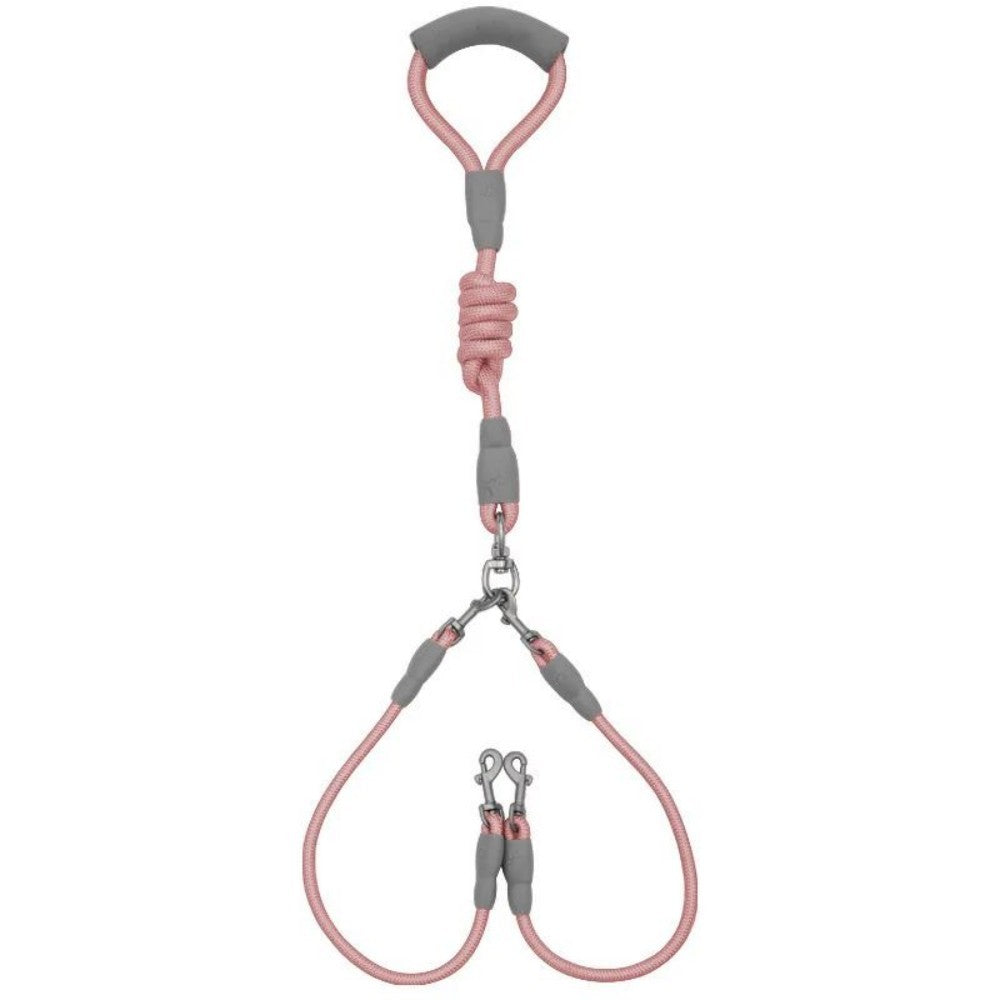 Double Dog Leash For 2 Dogs Nylon Rope Dual Leash For Small Medium Dogs With Soft Foam Handle Pet Leash Double Free