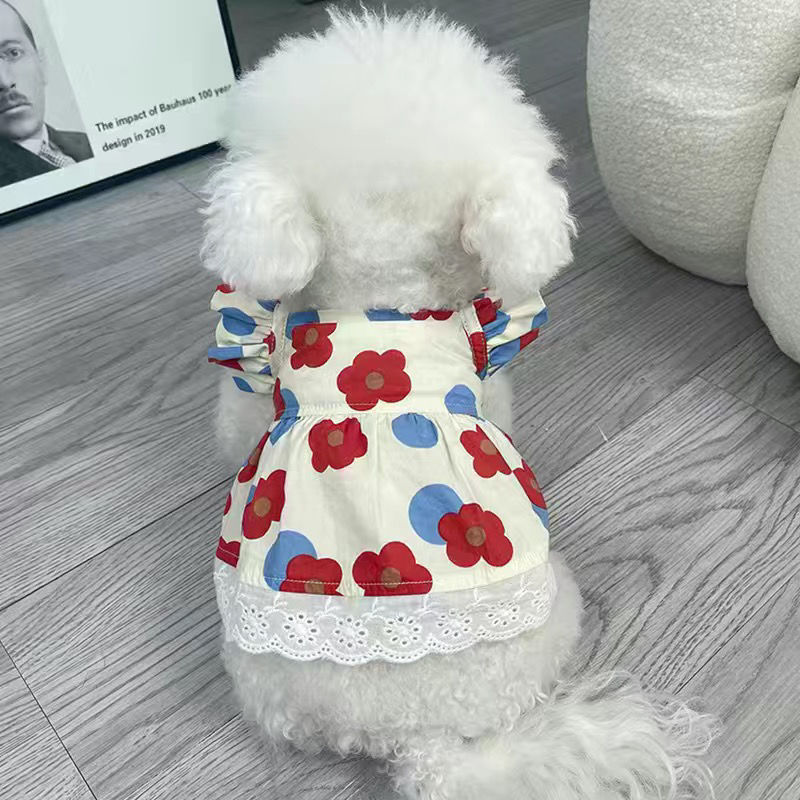 Dog Floral Dress
