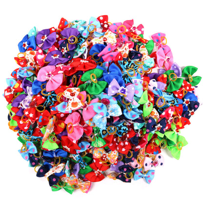 Dog Bow Rubber Band