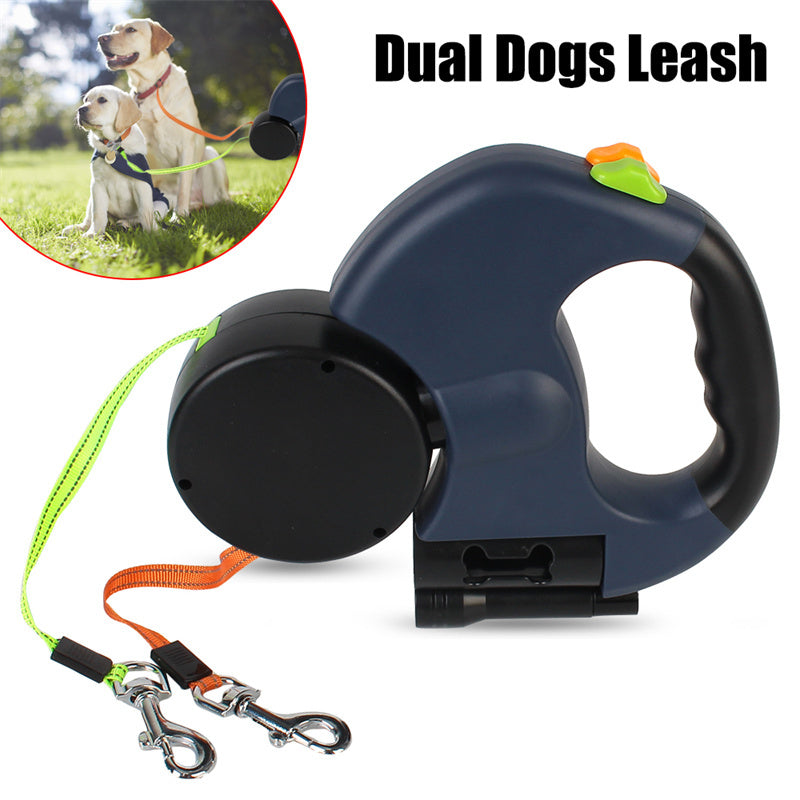 Multifunctional Retractable Dog Leash 360°