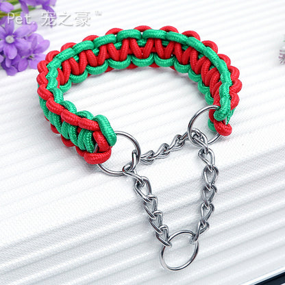 Woven Pet Collar Dog Bandana