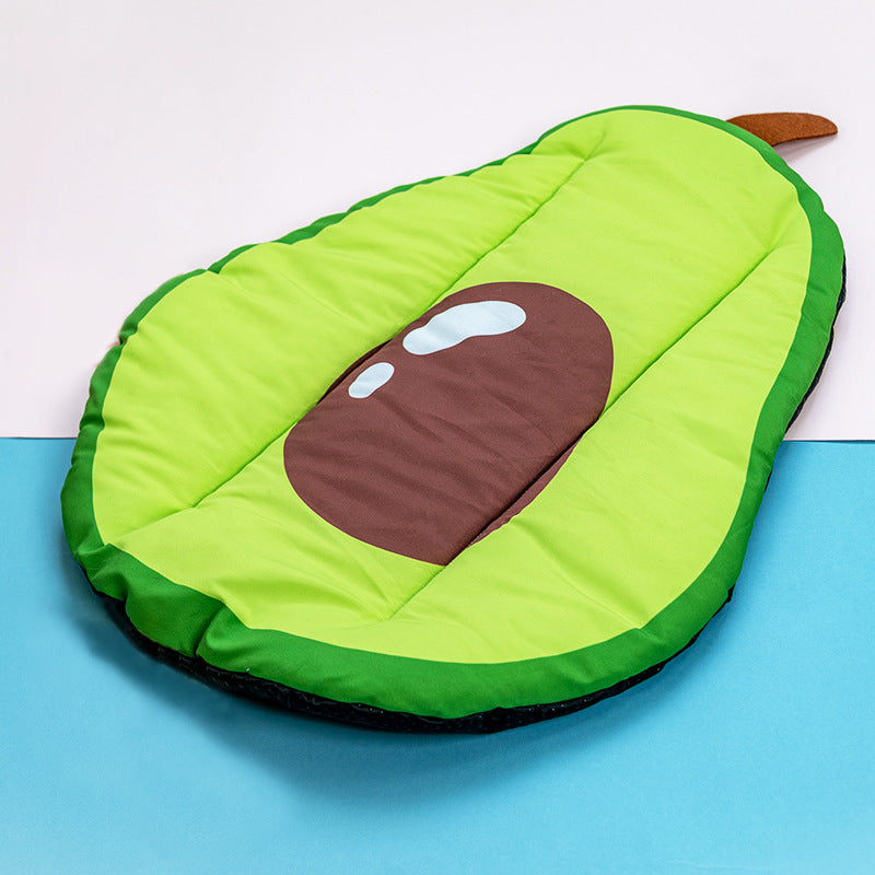 Dog Cooling Mat Pet Beds Rug Ice Silk Pet Self Cooling Pad Blanket Summer Washable Oxford Farbric Cooling Down Summer Fruit