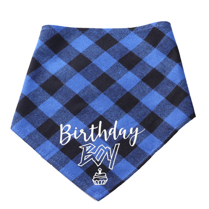Dog Birthday Triangle Scarf