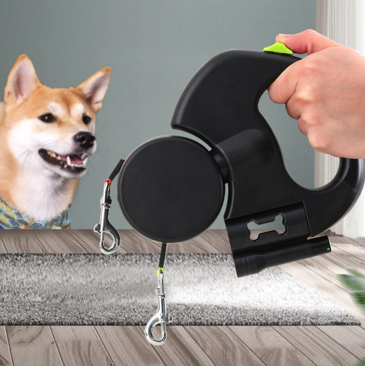 Multifunctional Retractable Dog Leash 360°