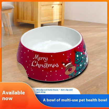 Christmas Dog Bowl