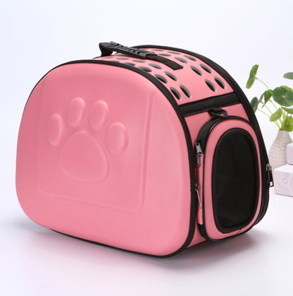 medium pet outing bag small dog breathable fashion portable folding out travel bag