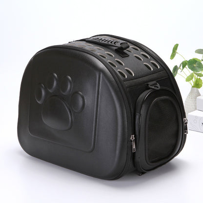 medium pet outing bag small dog breathable fashion portable folding out travel bag