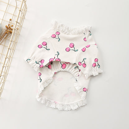 Dog clothes cotton stretch T-shirt