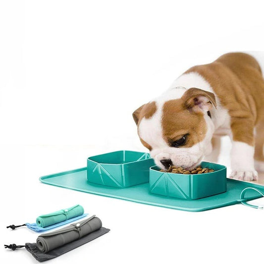 Pet Bowl Silicone Folding Pet Bowl