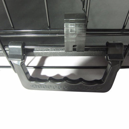 42 Inch Iron Foldable With Divider Plastic Tray Black Dog