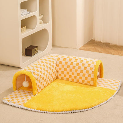 2 In 1 Dog Bed Tunnel