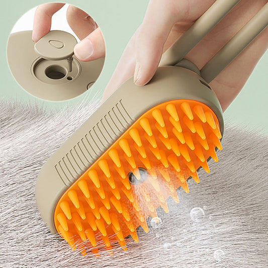 Dog Brush 3 In 1 Electric Spray