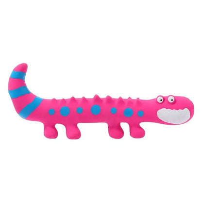 Dog Chew Toy Latex Lizard Squeaky