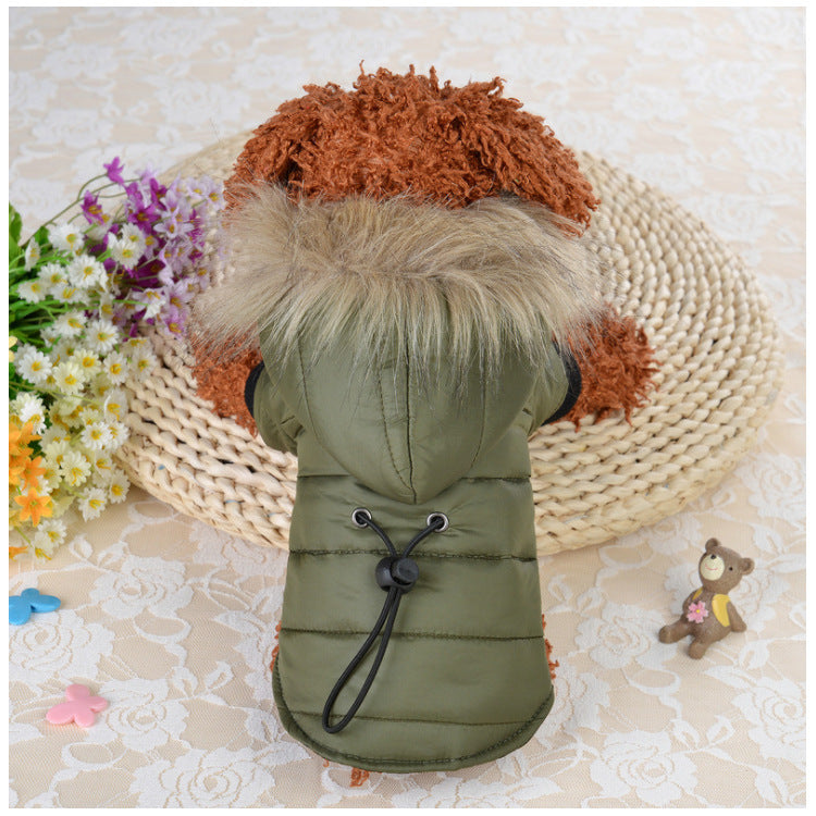 Dog down cotton clothing