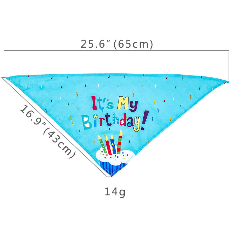 Dog Birthday Party Triangle