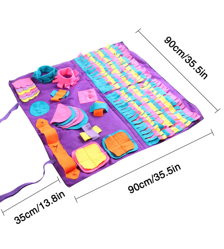 Small And Medium Dog Smell Exercise Game Blanket