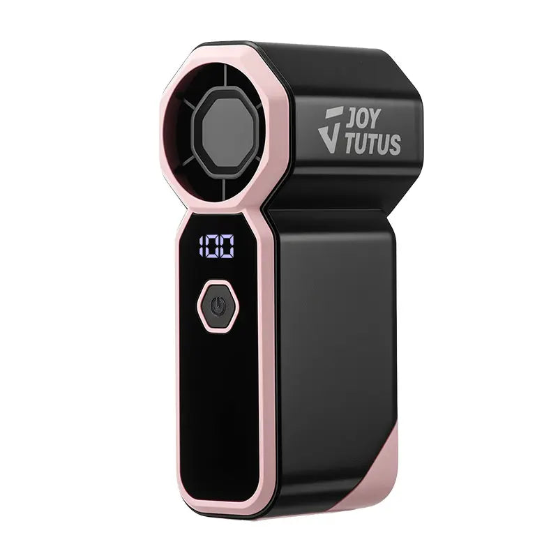 Joytutus 2026 Semiconductor Cooling Car Clip-On Fan - 360° Rotation, 100 Adjustable Speeds, LED Display, USB Rechargeable, Wide Clamp, 20-Hour Battery Life, High Velocity Car Seat Fan