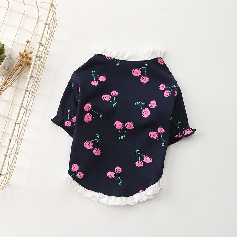 Dog clothes cotton stretch T-shirt