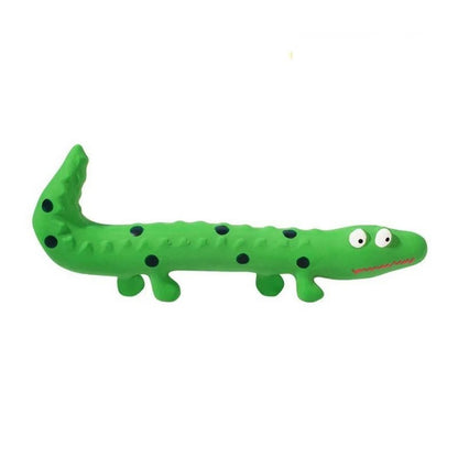 Dog Chew Toy Latex Lizard Squeaky