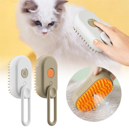 Dog Brush 3 In 1 Electric Spray