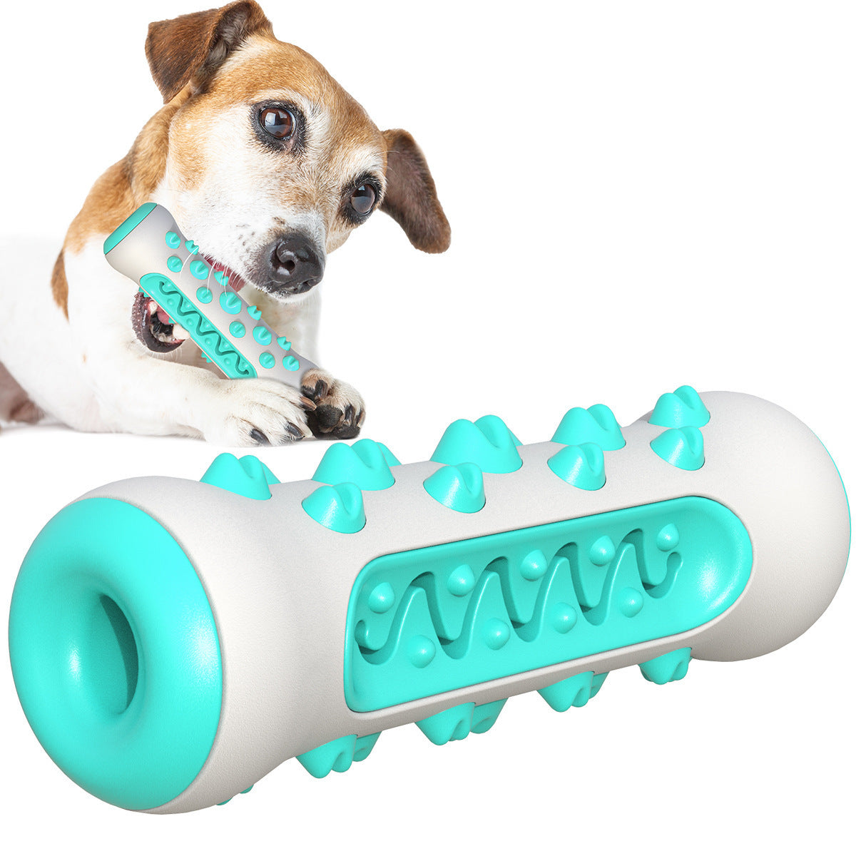 Dog Toothbrush Chew Teeth Cleaning Stick Natural Rubber
