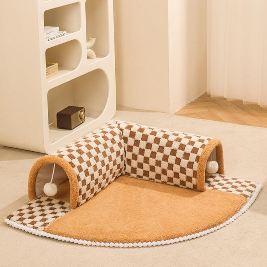 2 In 1 Dog Bed Tunnel