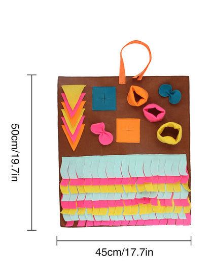 Small And Medium Dog Smell Exercise Game Blanket
