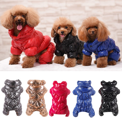 Dog down cotton clothing