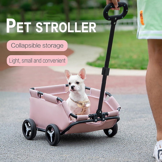 Pet Stroller Dog Trolley Storage Car