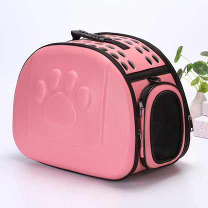 medium pet outing bag small dog breathable fashion portable folding out travel bag