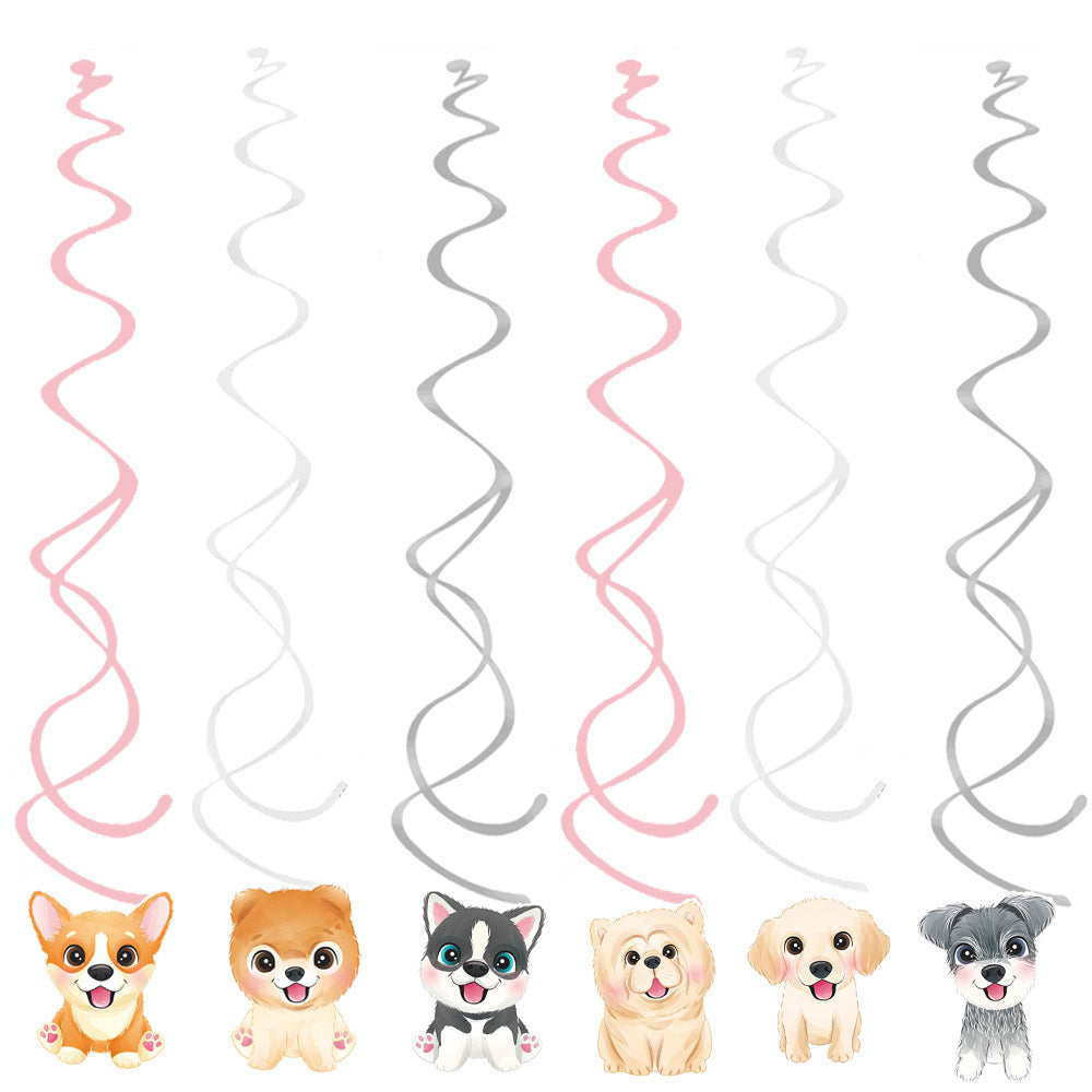 Dog Birthday Party Decoration Tableware Set